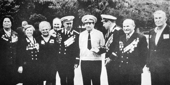 Участники боев за освобождение Керчи и Крыма. 1984 г.